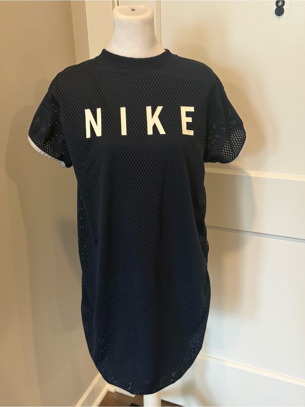 Nike Size S Navy Mesh Vintage Dress